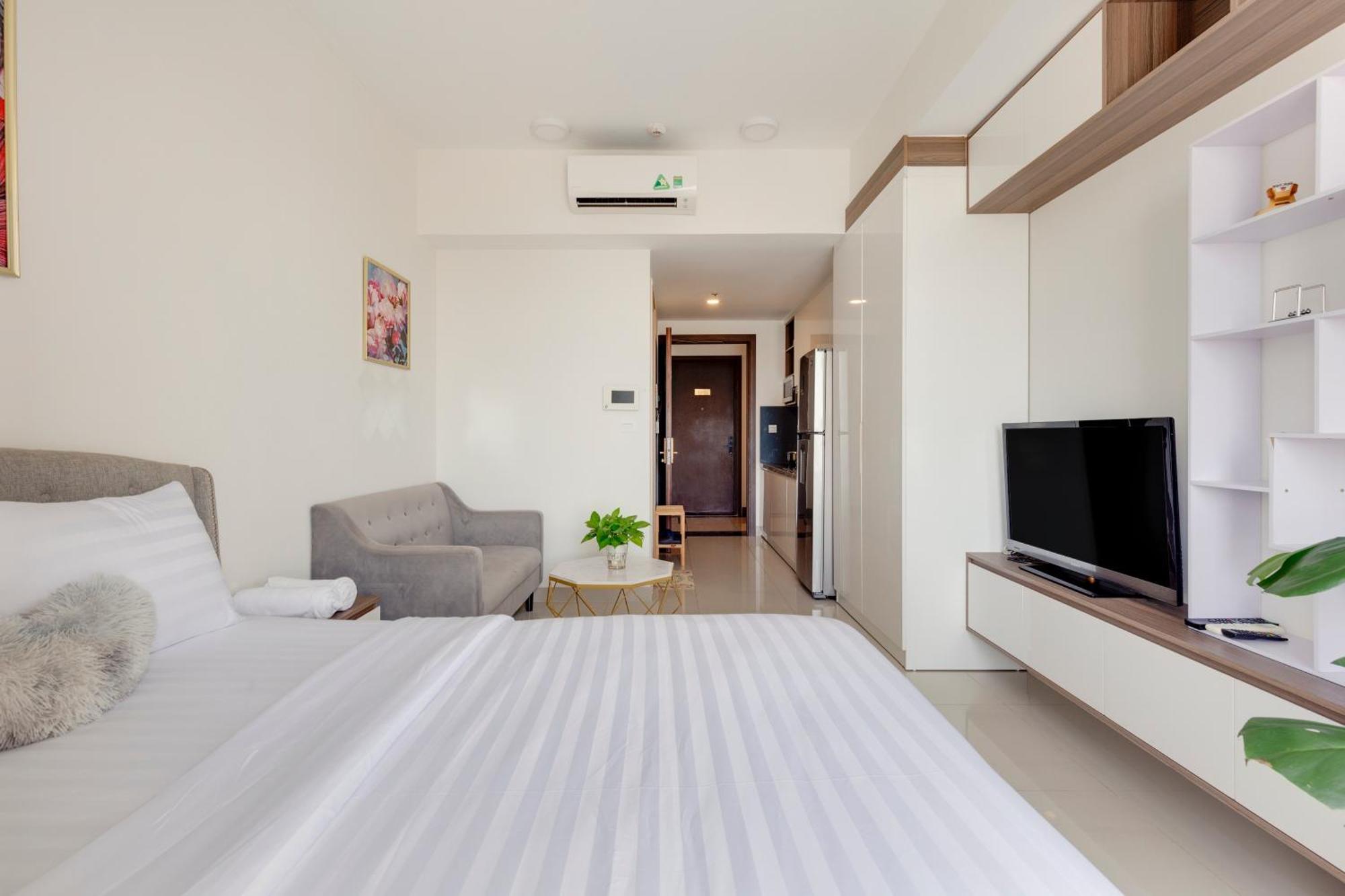 Smile Home - Rivegate - Modern Comfort - Near Bui Vien Ho-Chi-Minh-Stadt Exterior foto